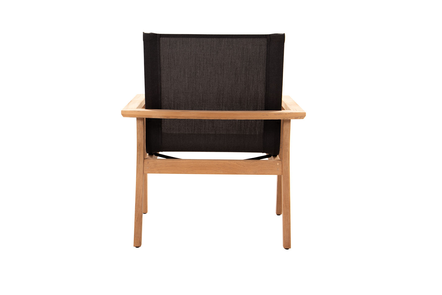 Maya Sling Club Chair with Arms, Anthracite, Coated